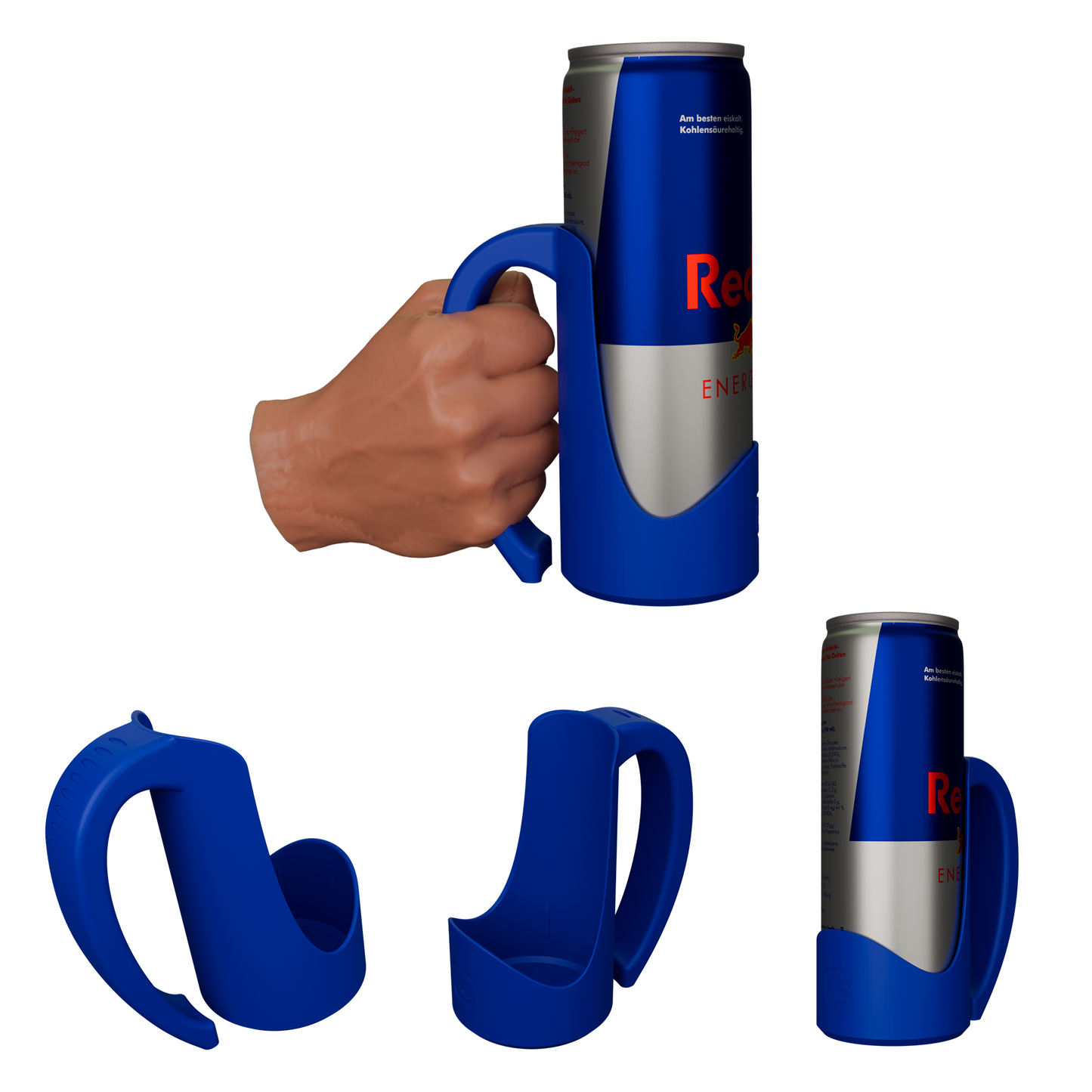 iCanHandle – Can Holder Handle for 12oz Slim Cans, Perfect for Beer, Energy Drinks, Sodas | 3D Printed (Slim)