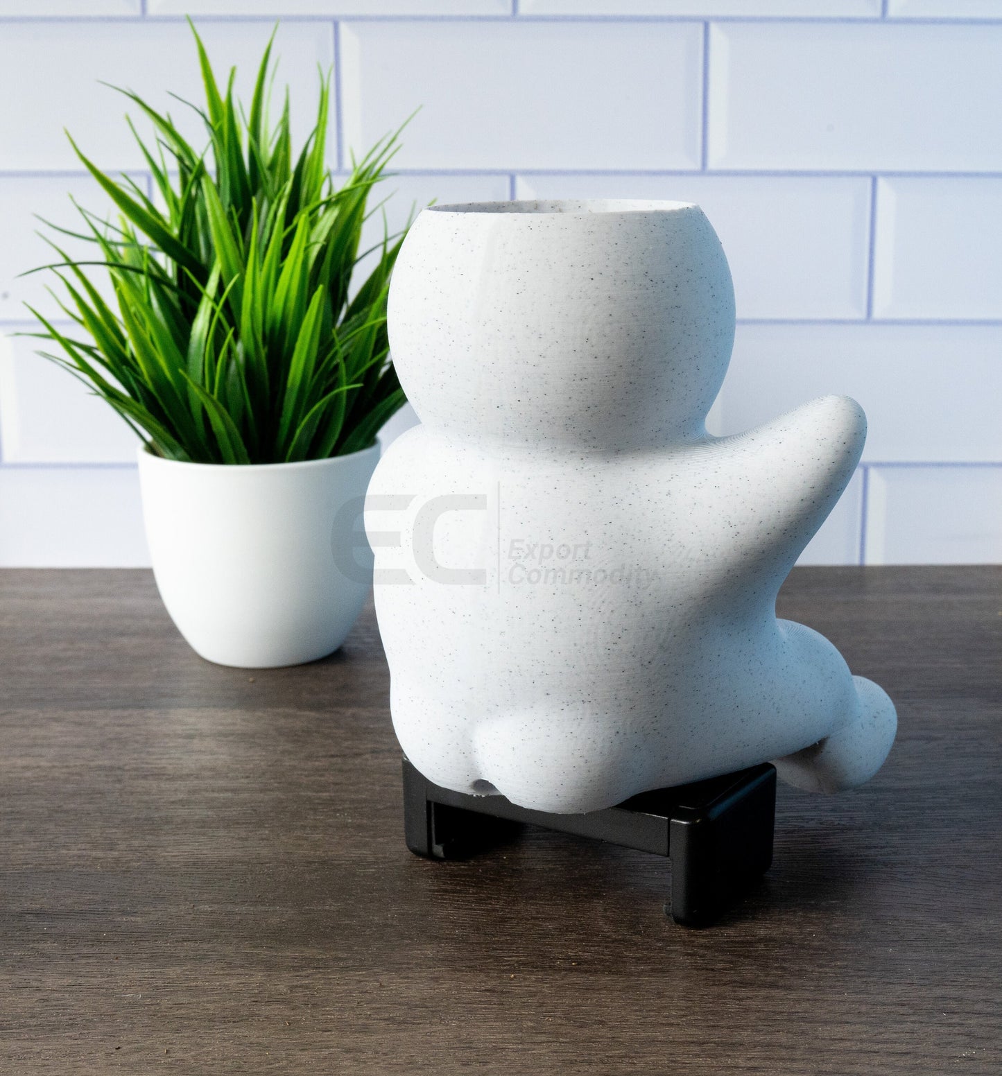 Chunky People 02 - Custom Figurine in Stone Marble Plastic