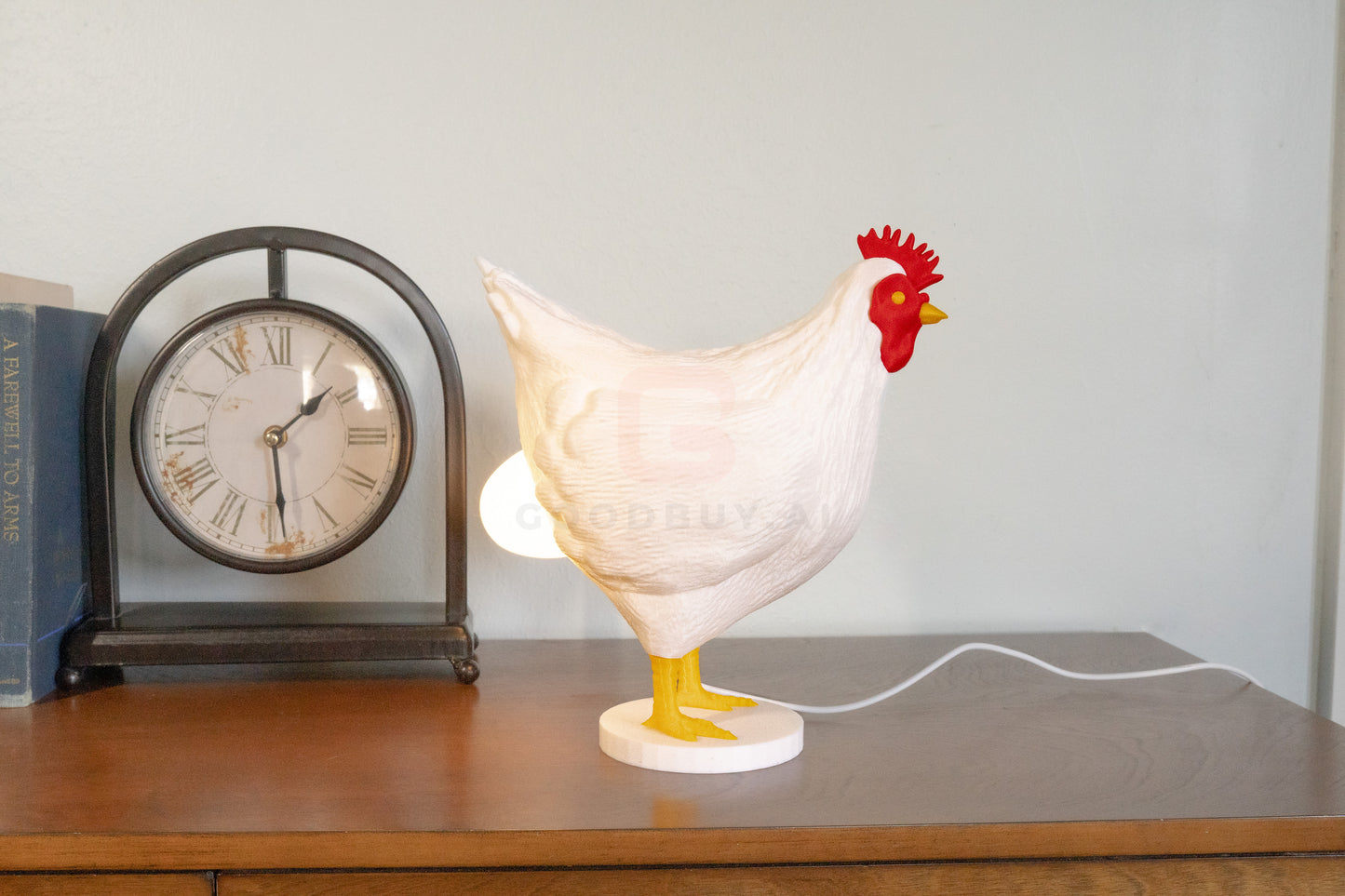 Clucky Luminary: 3D Printed Chicken & Egg Light - Your Cozy Companion