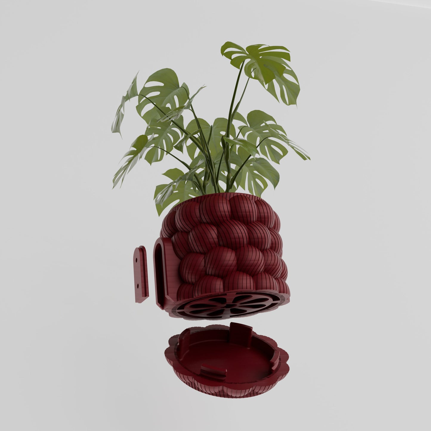 GoodBuy.ai 3D Printed Wall Pot - Elegant Home Décor Accent Piece