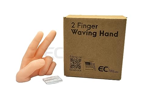 Made in USA 2-Finger Waving Hand Salute Lazy Waver Compatible with Jeep Gladiator for Jeep Cherokee for Dash Hand Wave 3D Printed
