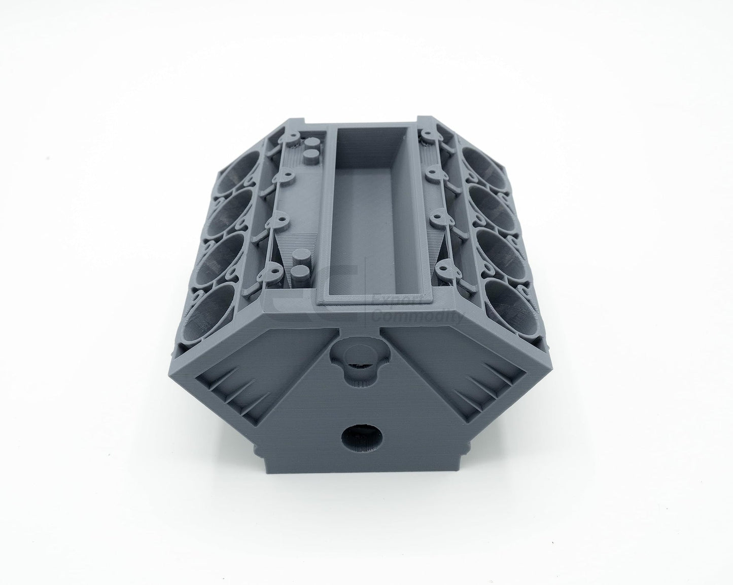Revved-Up Organizer: 3D Printed Engine Block Business Card Holder – Your Desk’s Powerhouse