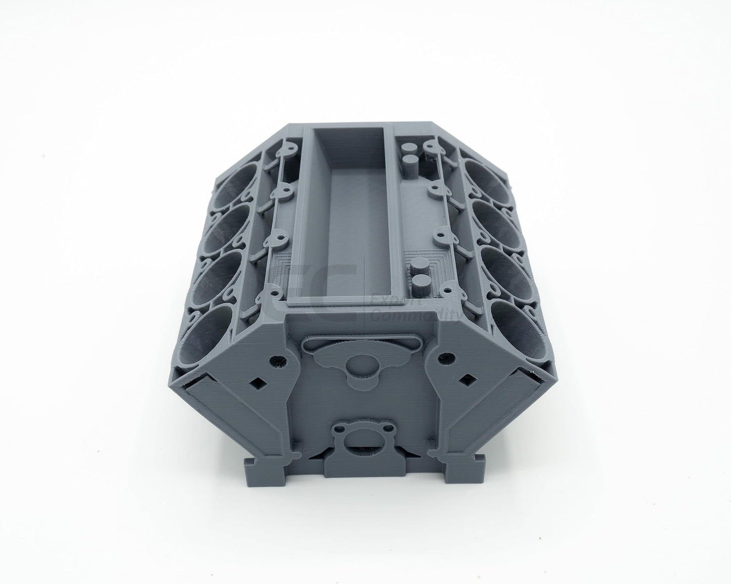 Revved-Up Organizer: 3D Printed Engine Block Business Card Holder – Your Desk’s Powerhouse