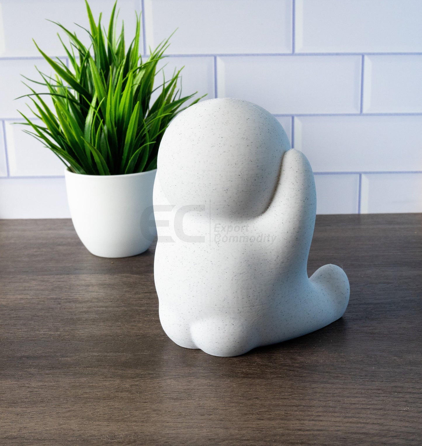 Chunky People 01 - Custom Figurine in Stone Marble Plastic