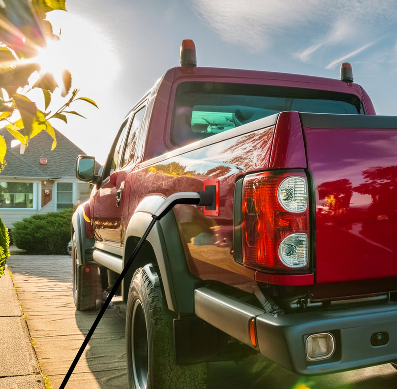 PrankPort: The Fake EV Charging Port J1772 for Diesel ICE Gas Truck Gag