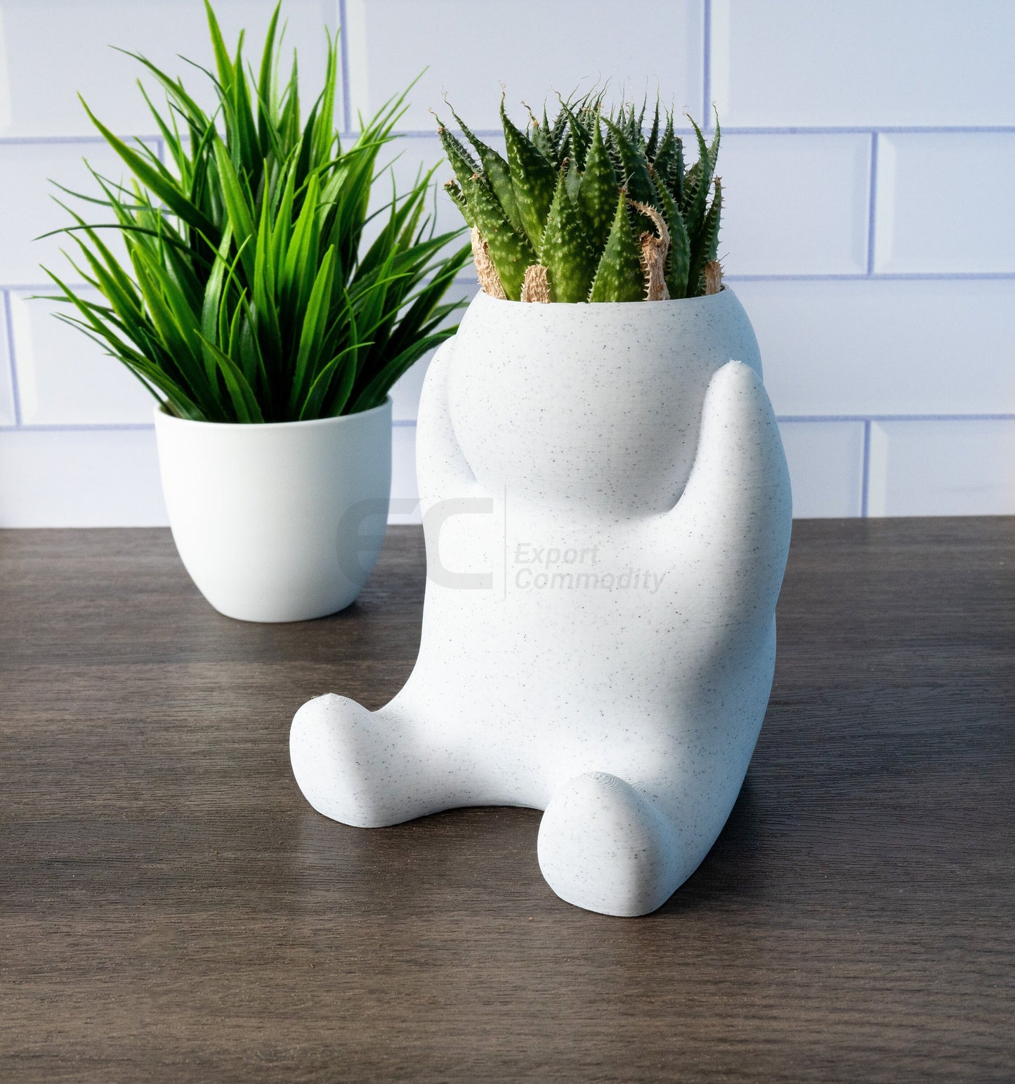 Chunky People 03 - Custom Figurine in Stone Marble Plastic