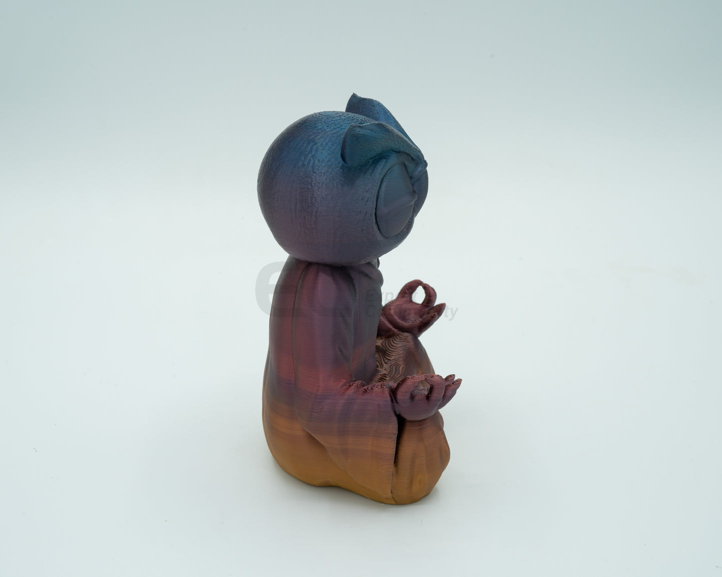 Whimsical Wisdom: 3D Printed Zen Owl - Your Meditative Companion