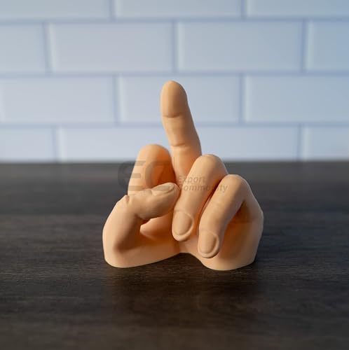 Middle Finger Lazy Waver Car Dashboard Hand Wave by GoodBuy.ai 3D Printed