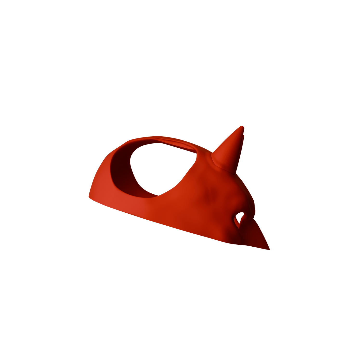 Original Devil Cat Mask - Medium Devil Mask for Cats, Funny Halloween Costume Accessories, Red Cat Mask with Horns, Perfect for TikTok, Instagram & Viral Videos - Ships from Texas