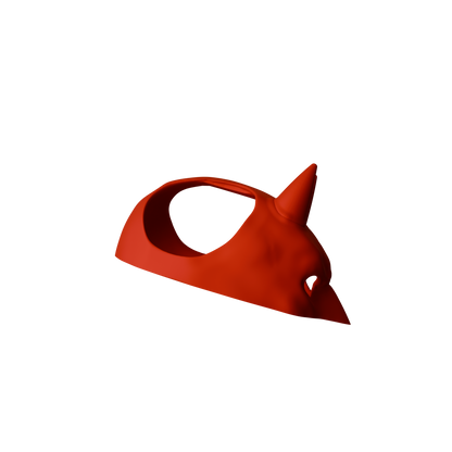 Original Devil Cat Mask - Medium Devil Mask for Cats, Funny Halloween Costume Accessories, Red Cat Mask with Horns, Perfect for TikTok, Instagram & Viral Videos - Ships from Texas