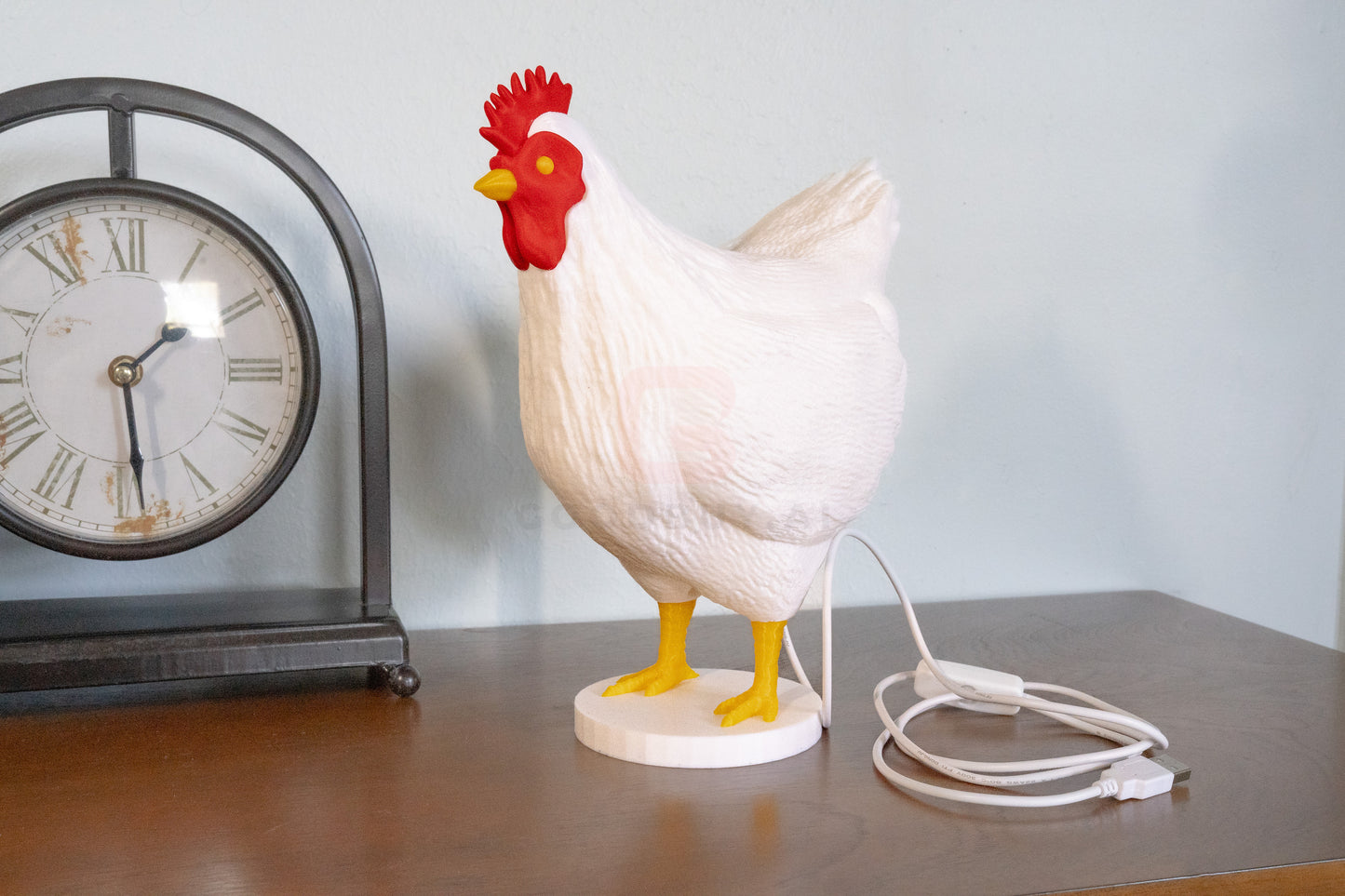 Clucky Luminary: 3D Printed Chicken & Egg Light - Your Cozy Companion