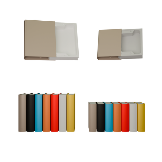 StashBook (small) – 3D Printed Hidden Storage Book with Secret Compartment | Organizer & Safe