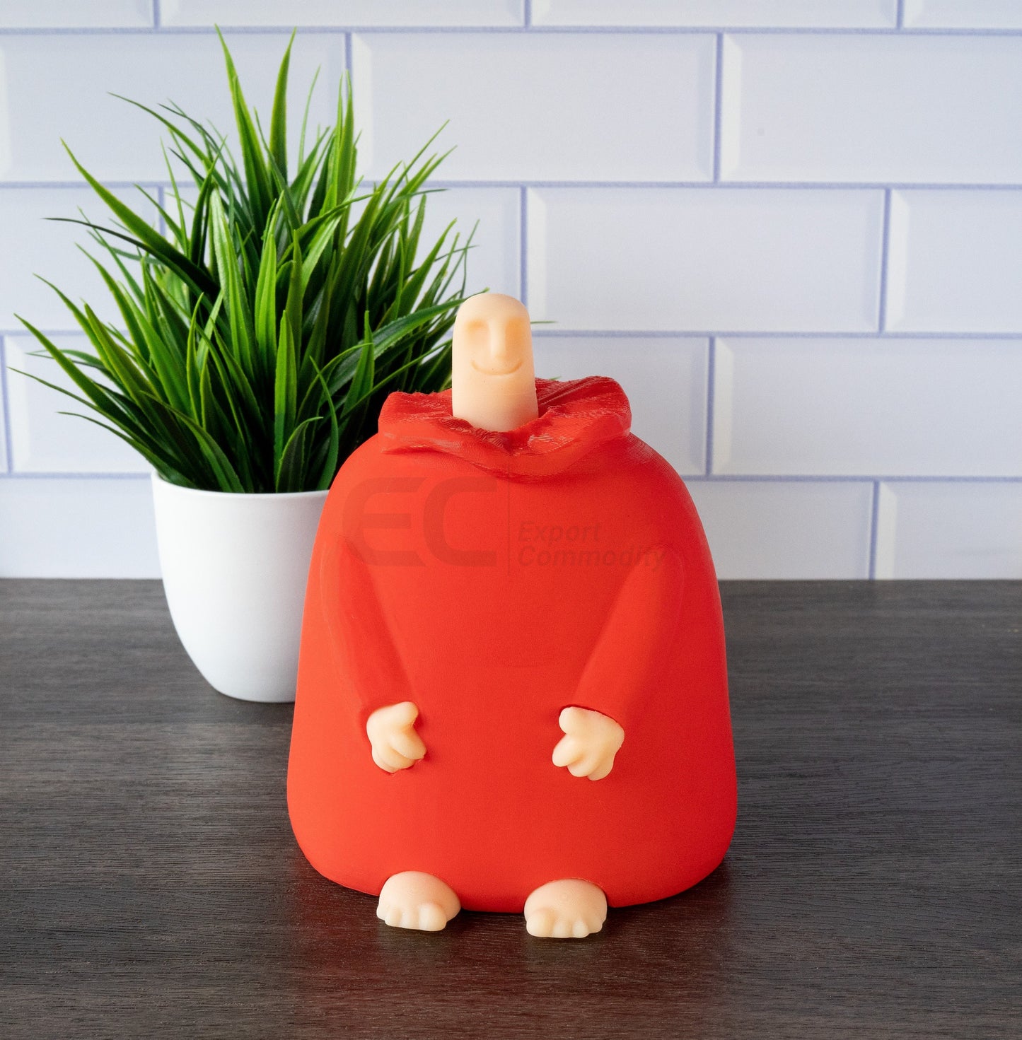 Middle Finger Statue Mr Nice Guy - Red, 3D Printing, Prank Gifts, Funny Middle Finger Figurine, Rude Gift with Surprise