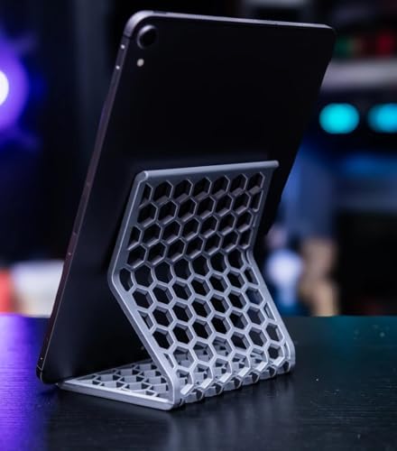 Mobius Dual Angle Modern Tablet Stand – Horizontal and Vertical Display for Tablets | 3D Printed