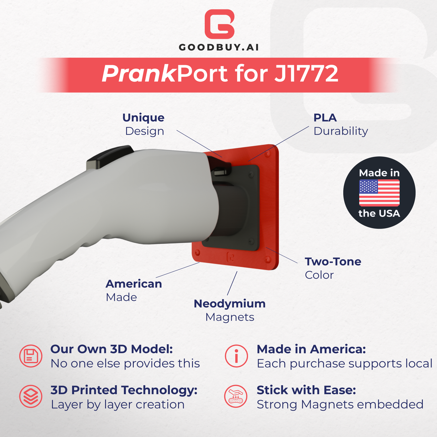 PrankPort: The Fake EV Charging Port J1772 for Diesel ICE Gas Truck Gag