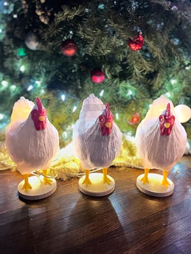 Clucky Luminary: 3D Printed Chicken & Egg Light - Your Cozy Companion