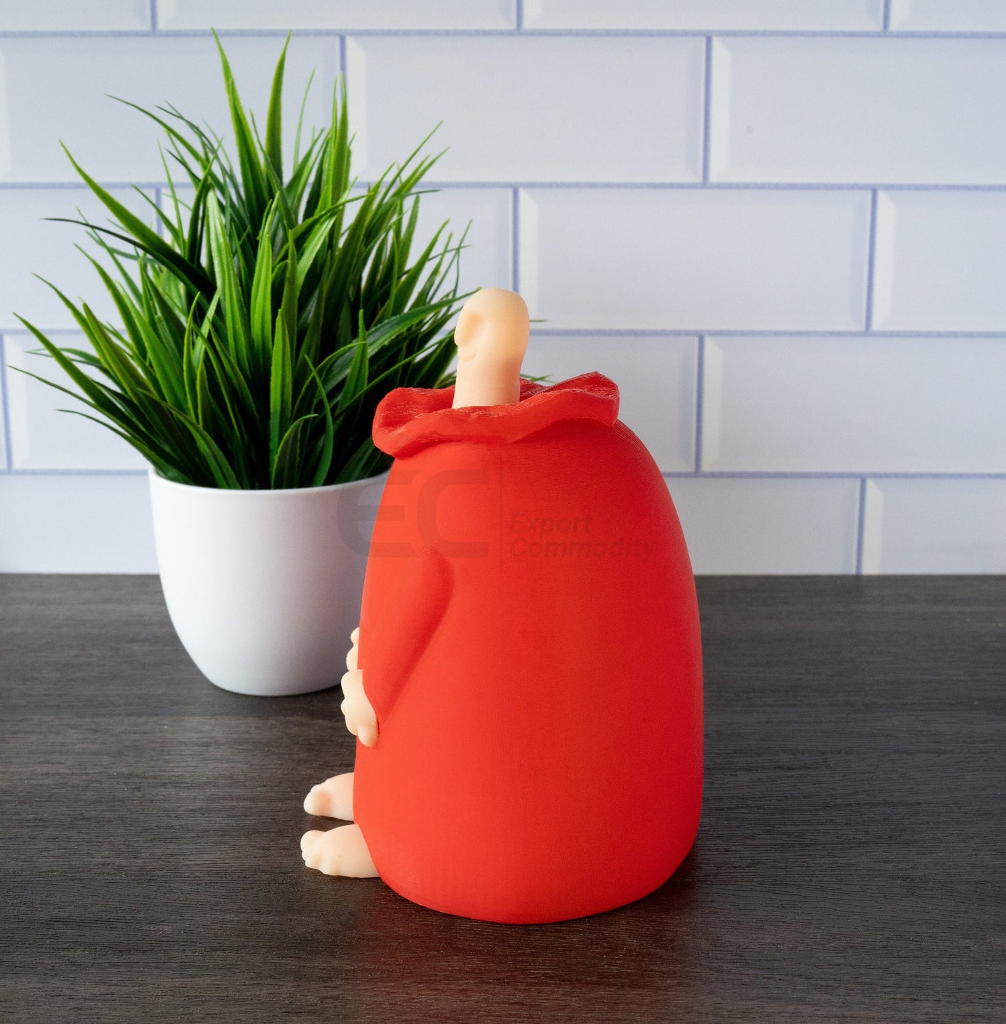 Middle Finger Statue Mr Nice Guy - Red, 3D Printing, Prank Gifts, Funny Middle Finger Figurine, Rude Gift with Surprise