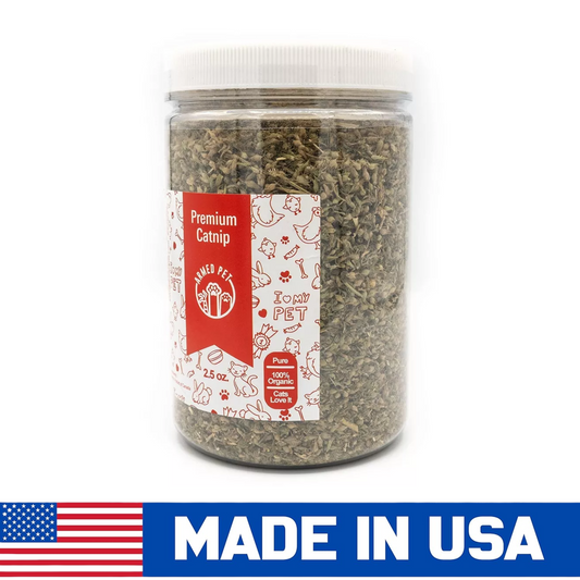 ArmedPet Premium Catnip, Infused with Essential Organic Potent Nepetalactone Cat Nip Treats 2.5 oz