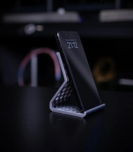 Mobius Jr Dual Angle Modern Phone Stand – Horizontal and Vertical Display for Smartphones | 3D Printed